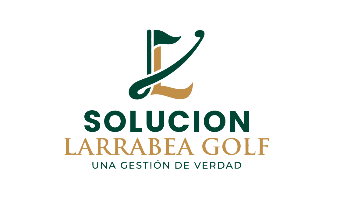 Logotipo de Solución Larrabea Golf - Una gestión de verdad